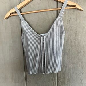 Zara corset front tank